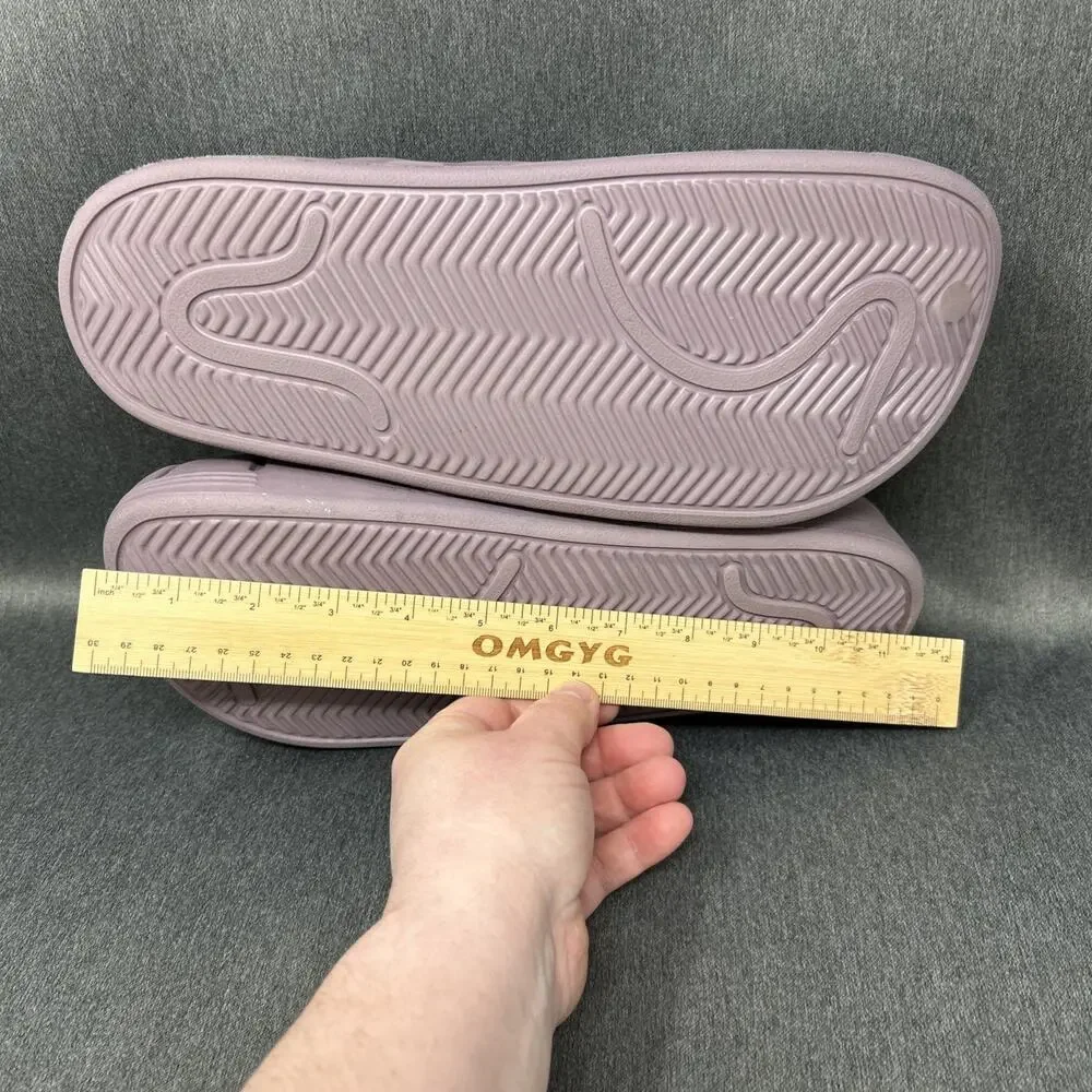 Adidas Adilette Clogs Men's Size 11 Purple Mauve Slip On Water Shoes Sandals